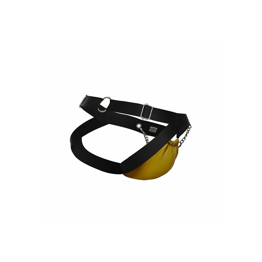 MOB - DNGEON AMARELO JOCKSTRAP COM CORRENTES TAMANHO ÚNICO