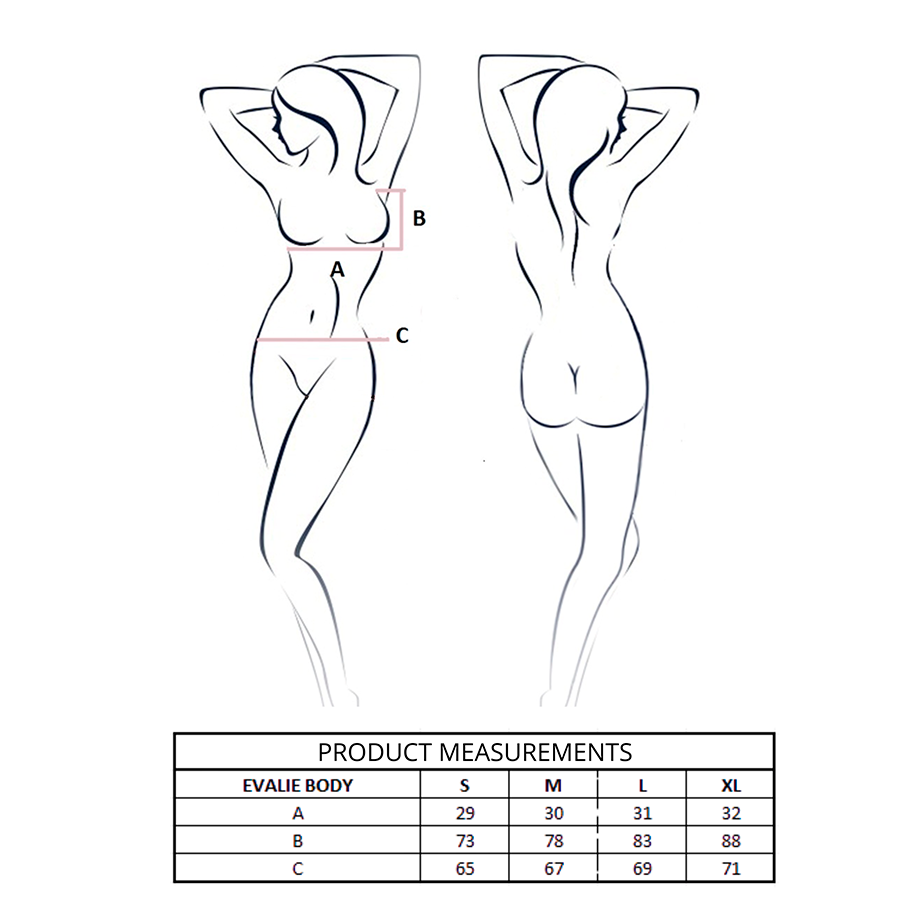 PASSION - EVALIE BODY VERMELHO P/M