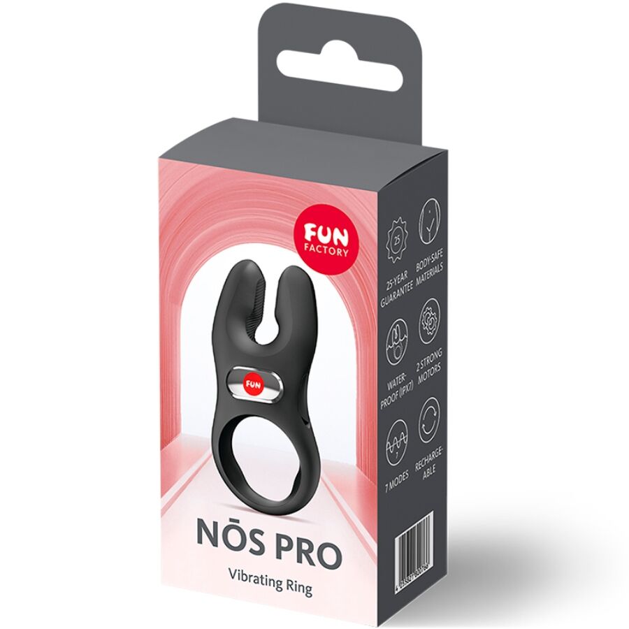 FUN FACTORY - ANEL PENIANO VIBRATÓRIO NOS PRO PRETO