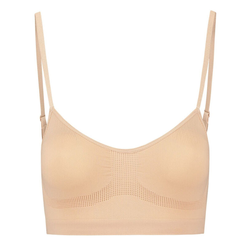 BYE-BRA - MEDIUM CONTROL SUTI SEM PONTOS BEIGE TAMANHO L