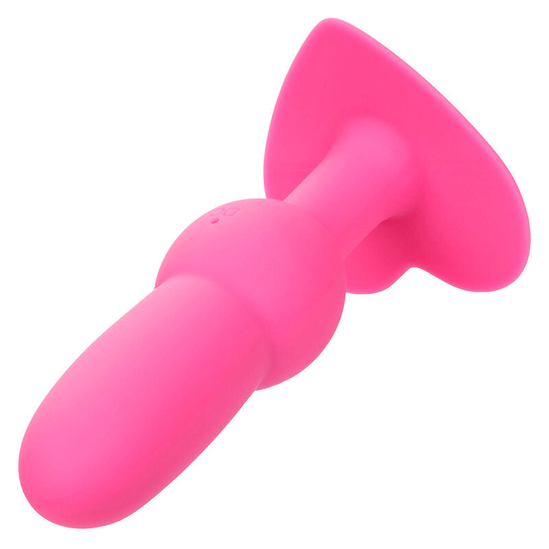 CALEXOTICS - FIRST TIME PLUG ANAL SONDA DE CONTAS 10 VIBRAÇÕES ROSA