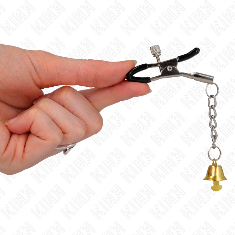 KINK - PINÇAS PINGENTE SINO DOURADO 6 CM