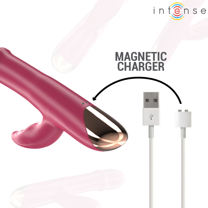 INTENSE - CHLOE VIBRADOR MULTIFUNCIONAL 3 EM 1 VERMELHO