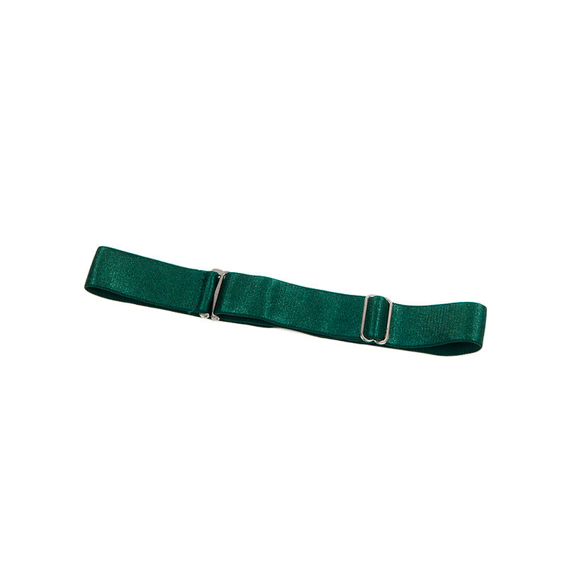 SUBBLIME - 955441 VESTIDO COM ALÇAS DE COURO VERDE L/XL