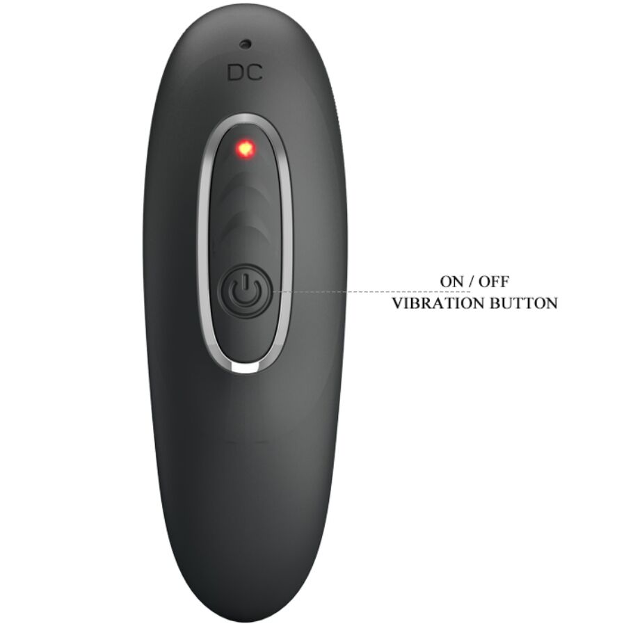 PRETTY LOVE - MASSAGEADOR VIBRATÓRIO ANAL E VAGINAL REMINTON PRETO