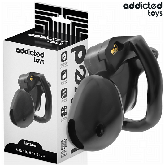 ADDICTED TOYS LOCKED - GAIOLA PENIANA MINDNIGHT CELL TAMANHO S