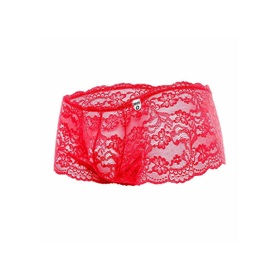 MOB - BOXER DE RENDA VERMELHA TAMANHO P/M