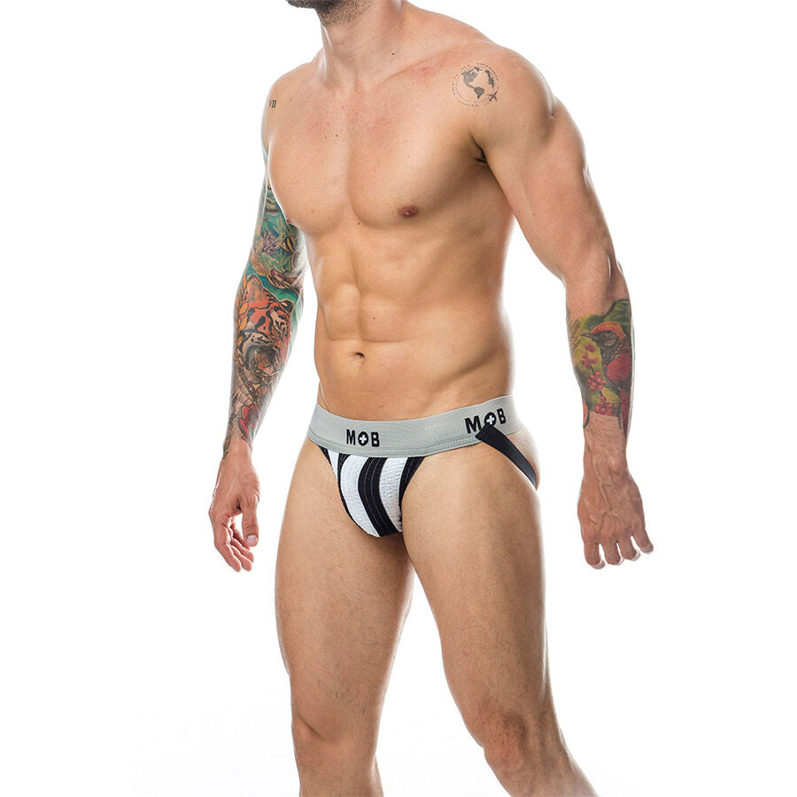 MOB - CALÇA JOKE BRANCA COM LISTRA CLÁSSICA TAMANHO XL