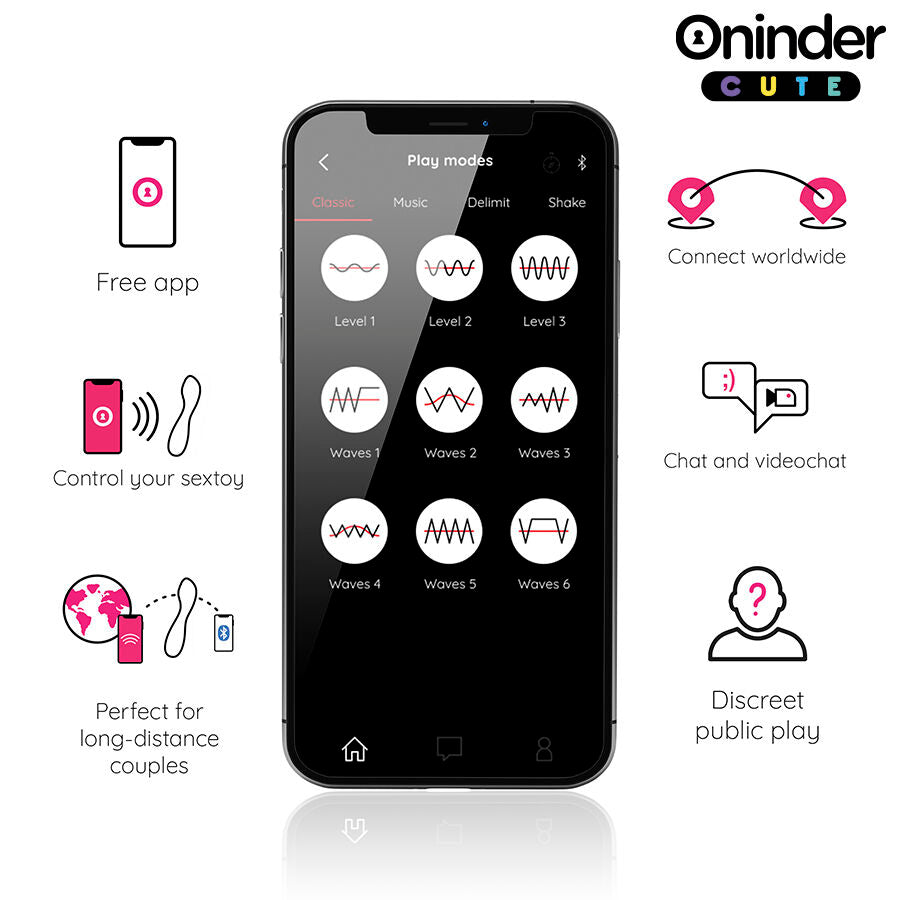 ONINDER CUTE - LOVE BUDDY MASTER VIBRADOR DE PONTO G - APLICATIVO MUNDIAL GRATUITO