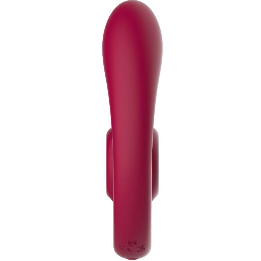 SNAIL VIBE - GIZI DUO ESTIMULADOR DE CASAIS COM CONTROLE REMOTO BURGUNDY