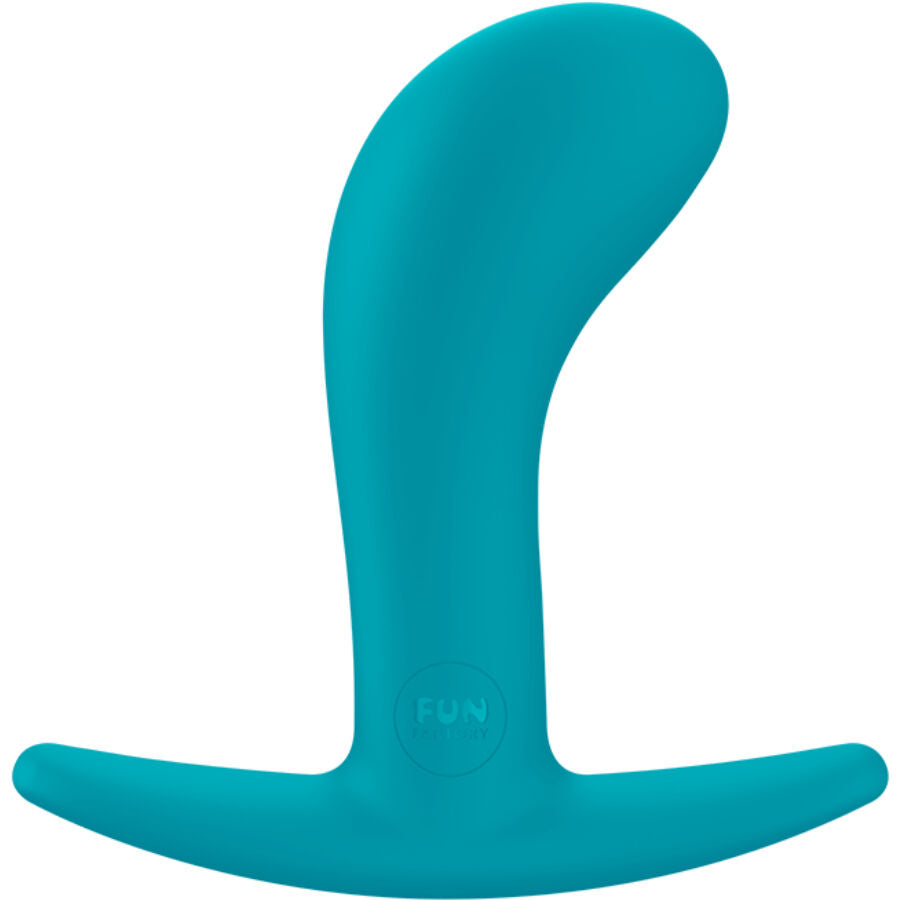 FUN FACTORY - PLUG ANAL EM FORMATO DE BOTA TAMANHO M ÁGUA-MARINHA