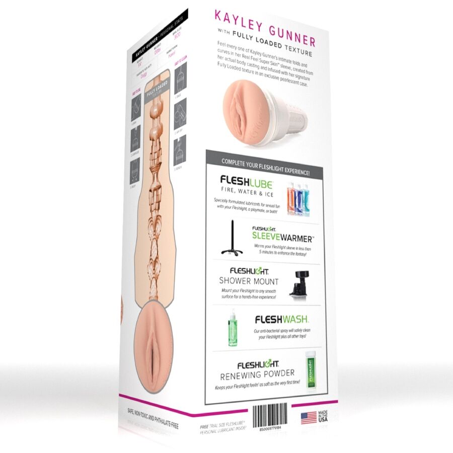 FLESHLIGHT GIRLS - KAYLEY GUNNER MASTURBADOR DE VAGINA