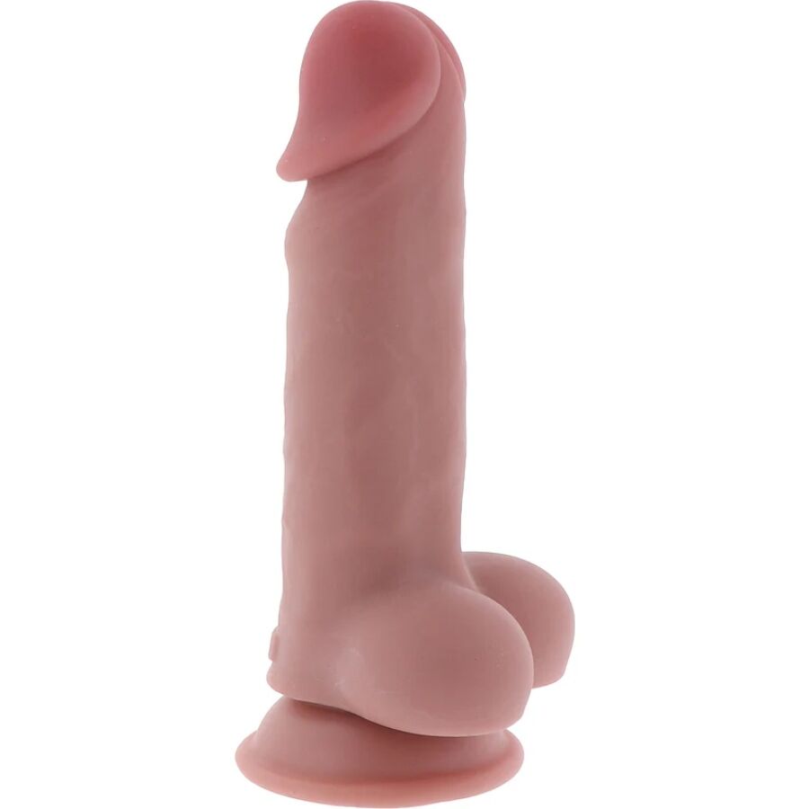 GET REAL - PÊNIS REALISTA DE LUXO COM TESTÍCULOS EXTRA GROSSOS DE 17 CM