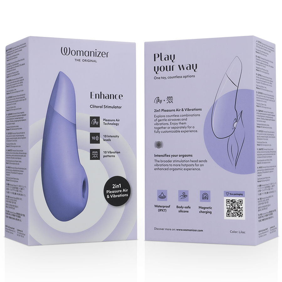 WOMANIZER - ESTIMULADOR CLITORIAL INTENSO LILÁS