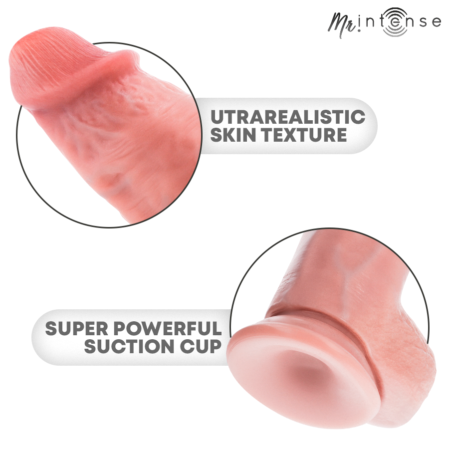 MR INTENSE - DILDO DE SILICONE EXTRAGRANDE SPENCER 28 CM -Ø- 7,3 CM