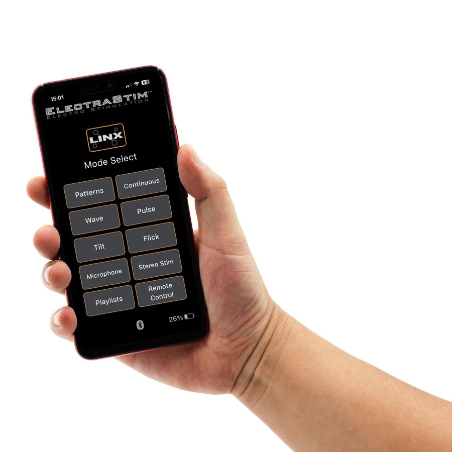 ELECTRASTIM - LINX ESTIMULADOR ELÉTRICO DE CANAL DUPLO COM APLICATIVO E CONTROLE REMOTO