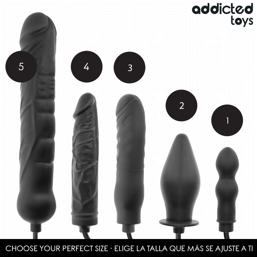 ADDICTED TOYS - PLUG ANAL INFLÁVEL MODELO 2