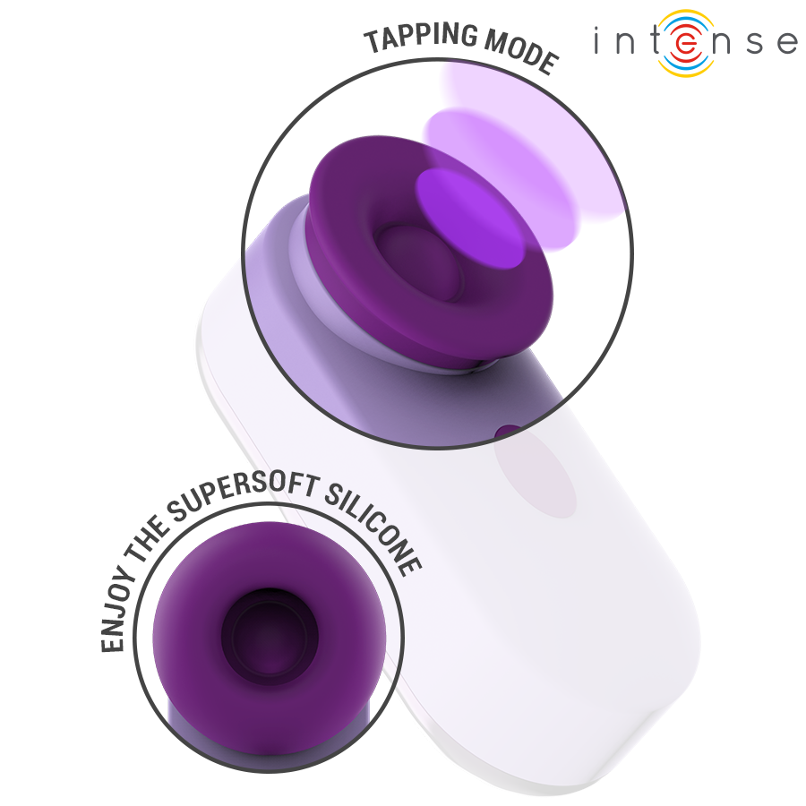 INTENSE - ESTIMULADOR DE CLITÓRIS SABRINA ROXO