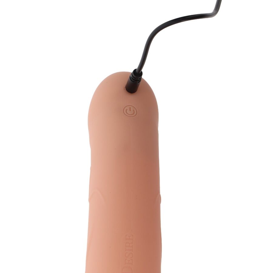 HIDDEN DESIRE - INFERNO MANGA PENIANA VIBRATÓRIA COM STRAP-ON 18 CM