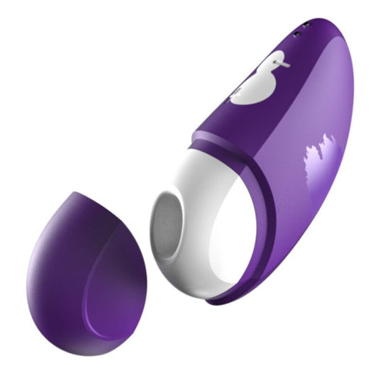 ROMP - FREE ESTIMULADOR CLITORIAL GRÁTIS COM TAMPA, 10 NÍVEIS, RECARREGÁVEL, ROXO