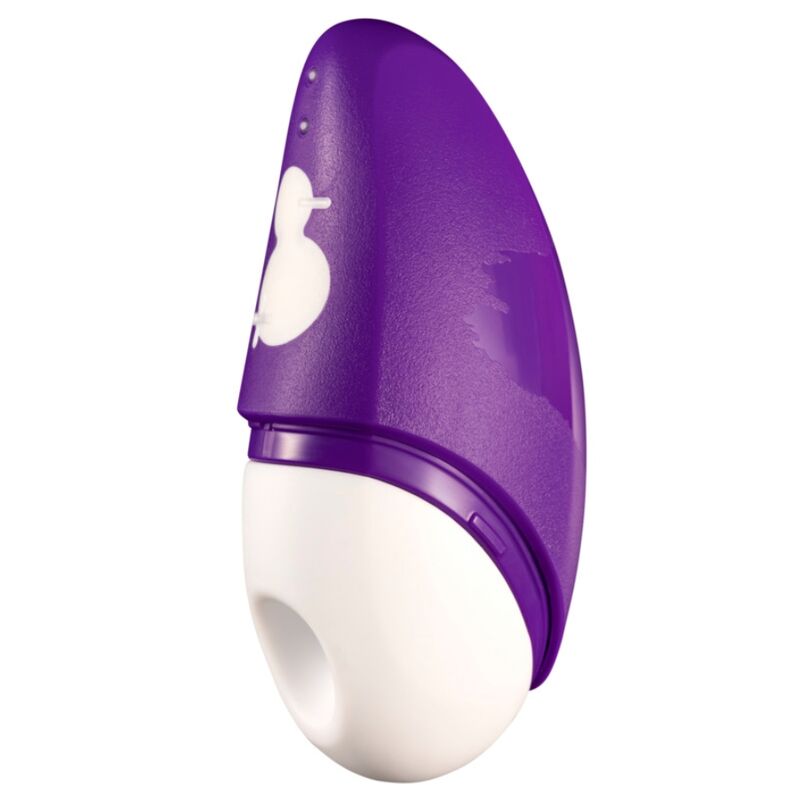 ROMP - FREE ESTIMULADOR CLITORIAL GRÁTIS COM TAMPA, 10 NÍVEIS, RECARREGÁVEL, ROXO