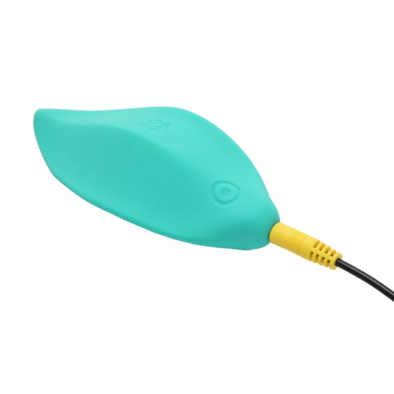 ROMP - WAVE VIBRADOR DE ONDAS, ESTIMULADOR CLITORIANO, FORMATO ERGONÔMICO, VERDE-ÁGUA