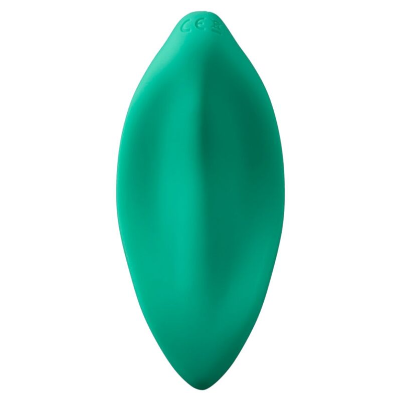 ROMP - WAVE VIBRADOR DE ONDAS, ESTIMULADOR CLITORIANO, FORMATO ERGONÔMICO, VERDE-ÁGUA