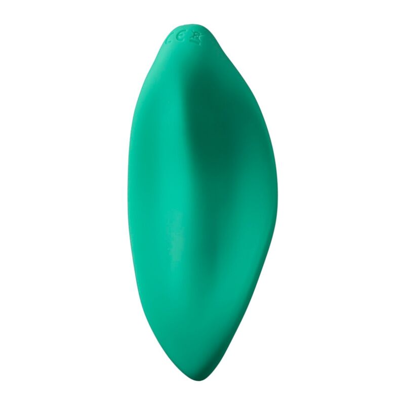 ROMP - WAVE VIBRADOR DE ONDAS, ESTIMULADOR CLITORIANO, FORMATO ERGONÔMICO, VERDE-ÁGUA