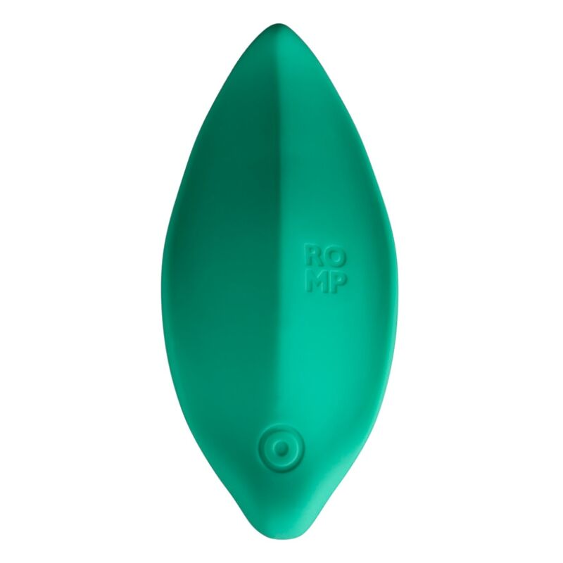 ROMP - WAVE VIBRADOR DE ONDAS, ESTIMULADOR CLITORIANO, FORMATO ERGONÔMICO, VERDE-ÁGUA