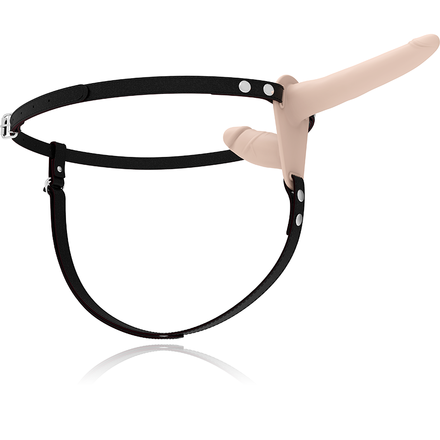 FETISH SUBMISSIVE HARNESS - DUPLA PENETRAO CARNE