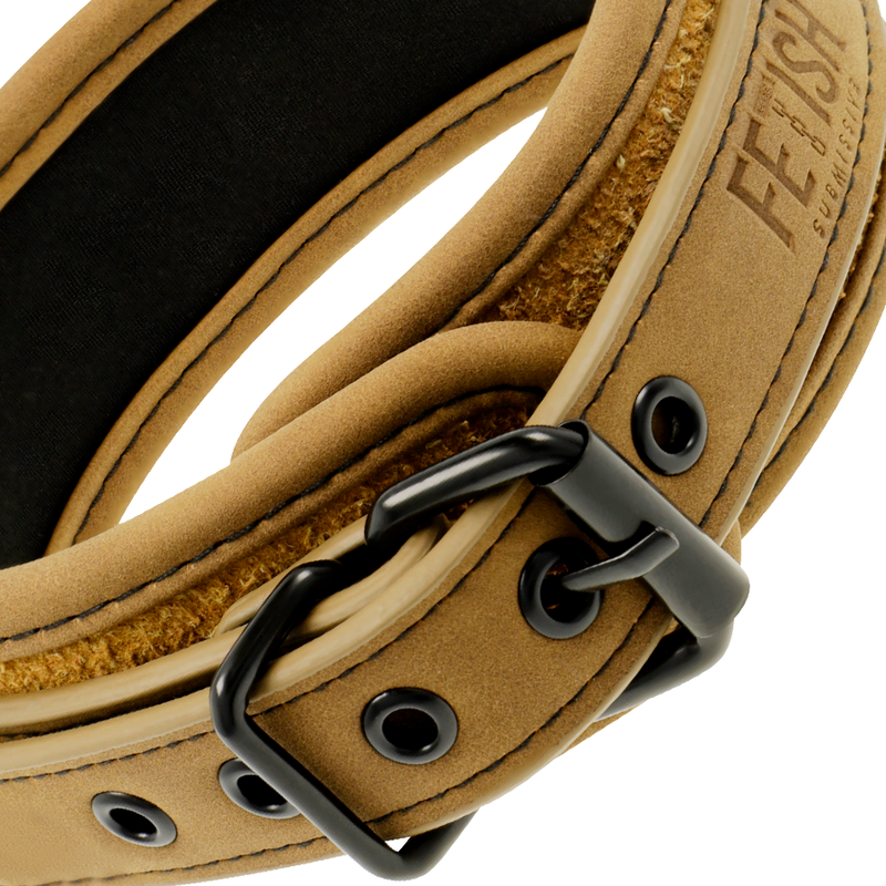 FETISH SUBMISSIVE ORIGIN - COLAR DE CORRENTE COM FORRO DE NEOPRENE